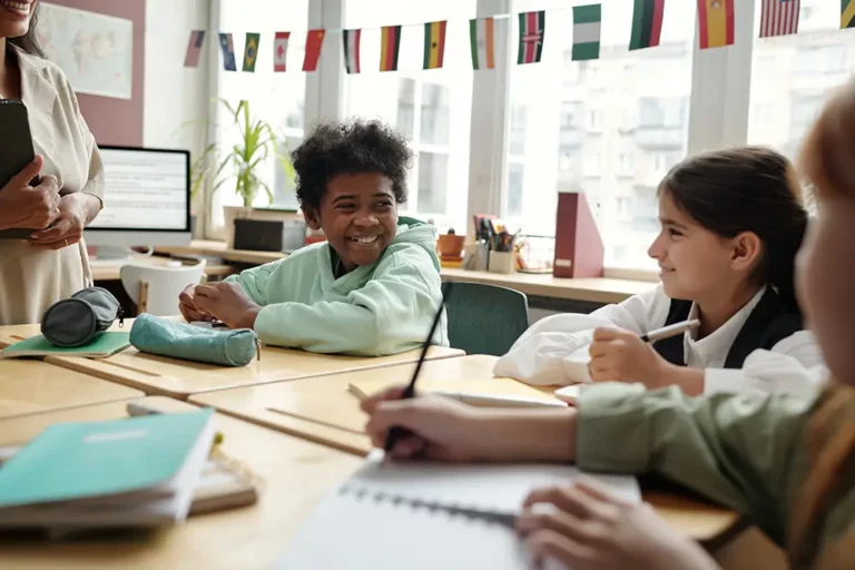 young students in classwroom